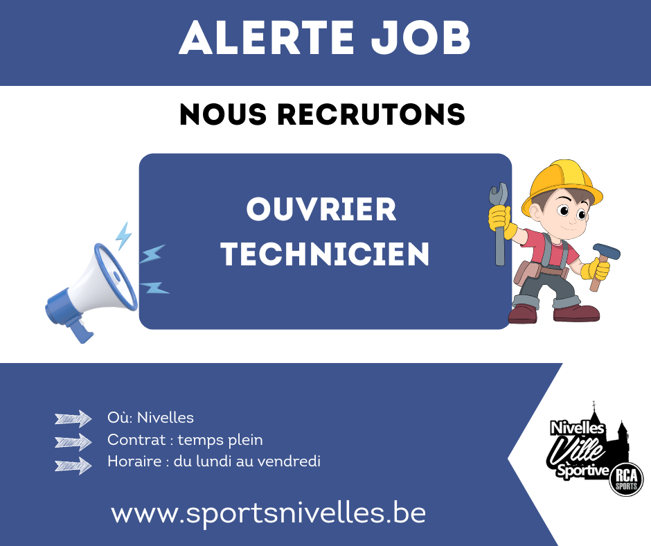 Alerte Job Ouvrier technicien